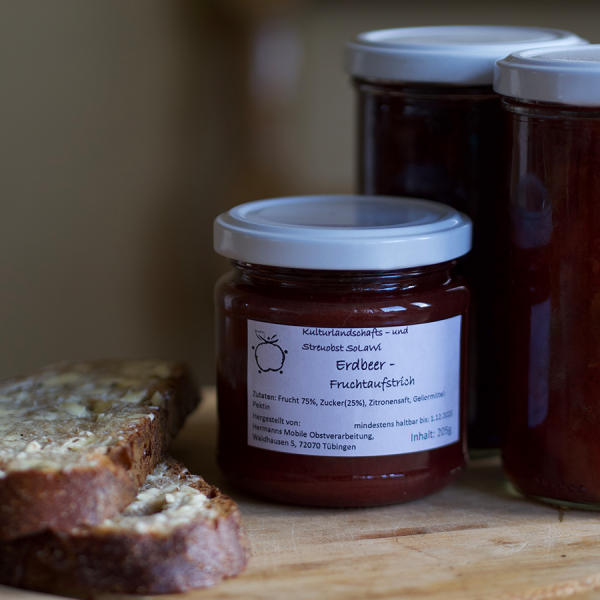 Erdbeer Fruchtaufstrich – 105g Glas