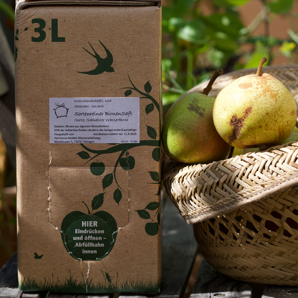 Birnen-Saft 3l Nachfüllpack ohne Box